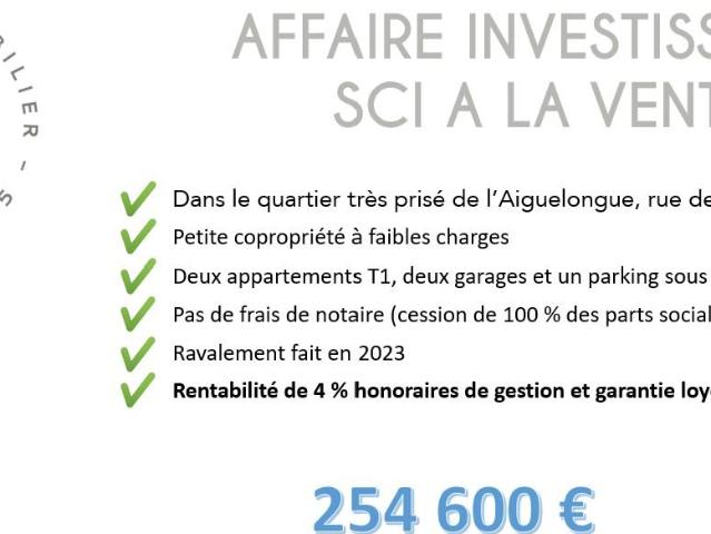Immeuble vente à Montpellier Immeuble vente à Montpellier