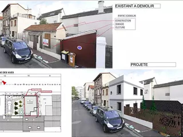Terrain vente à Bobigny, Vaux-montreuil