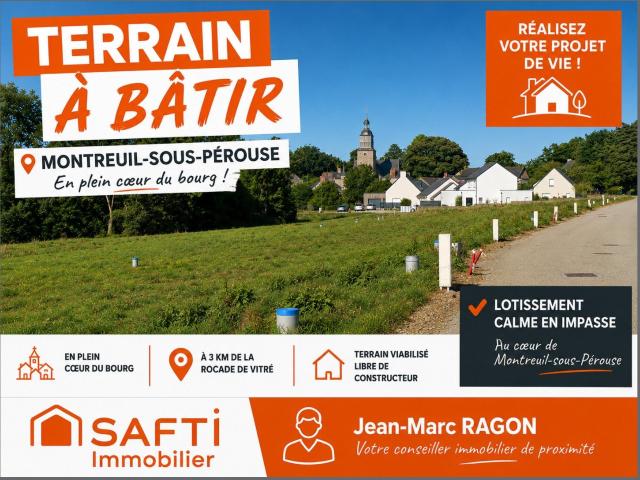 Terrain vente à Fougères-Vitré, Bretagne