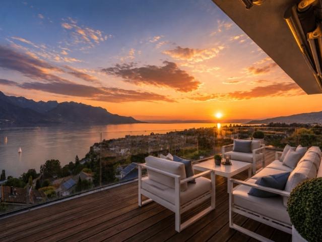 Attikawohnung kaufen in Chailly-Montreux, Waadt