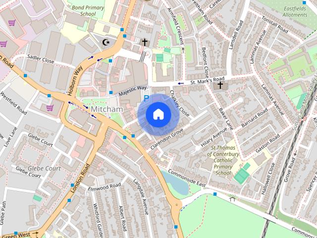 Apartment for rent in London Borough of Merton, Mitcham