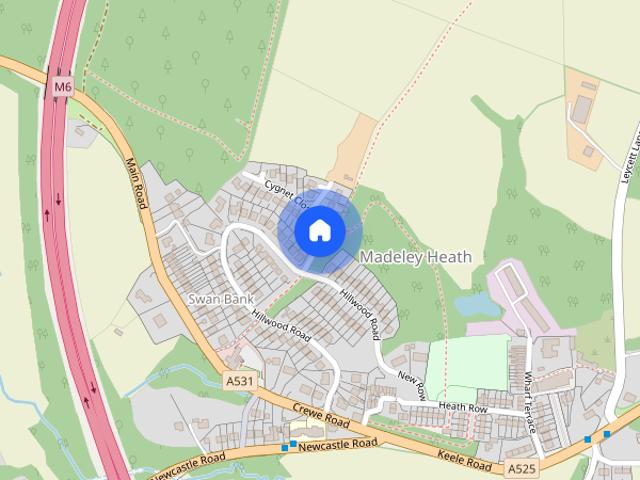 Apartment for rent in Madeley Heath, Butterton