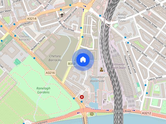 Apartment for rent in Grosvenor Waterside, Greater London