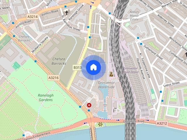 Apartment for rent in Grosvenor Waterside, Greater London