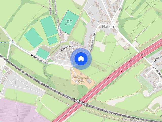 House for rent in Almondsbury, Hallen