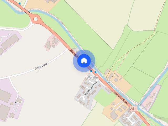 House for rent in Wardle, Barbridge