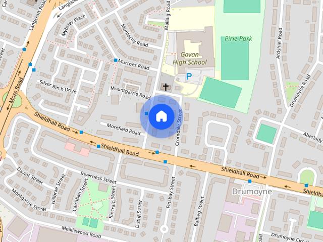Apartment for rent in Drumoyne, Scotland