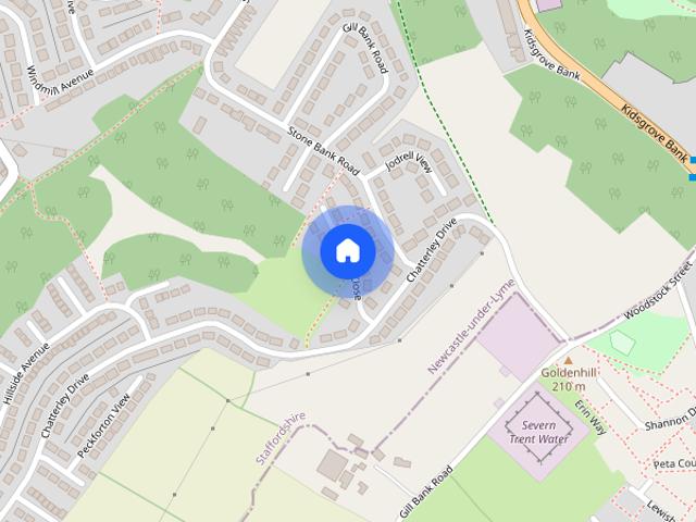 House for rent in Butterton, Staffordshire