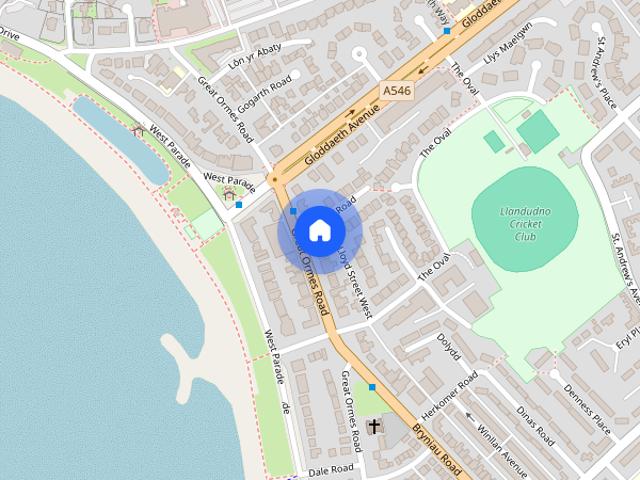 Apartment for rent in Llandudno