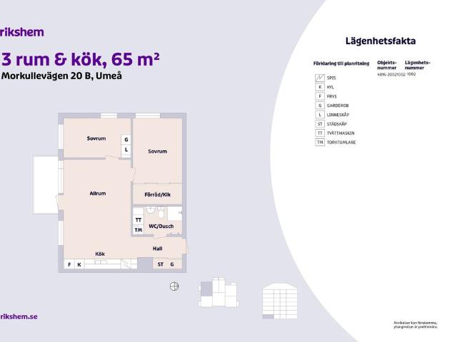 Lägenhet hyra i Centrala stan, Umeå