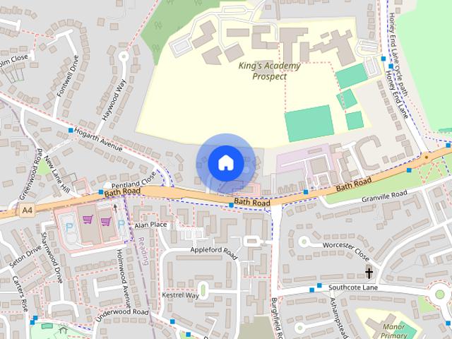 House for rent in Dee Park, Reading