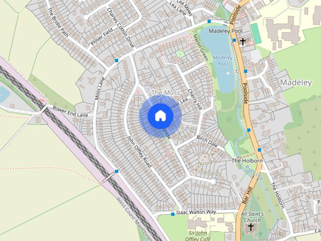House for rent in Madeley Heath, Butterton