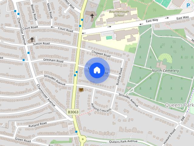 Room for rent in Queens Park, Bournemouth