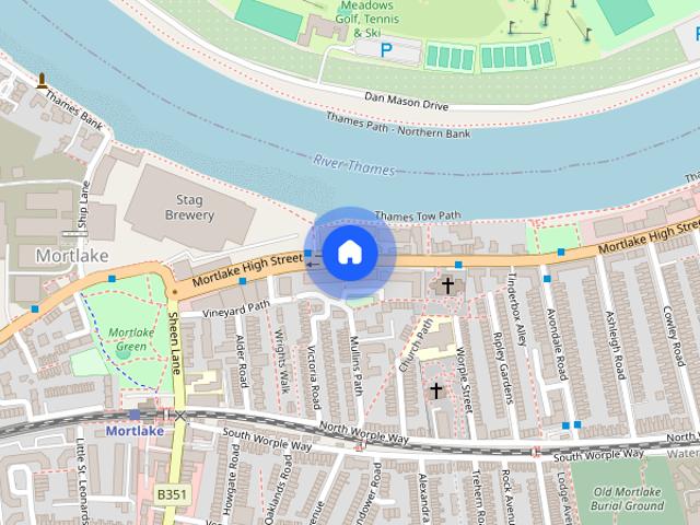 House for rent in Mortlake, Greater London
