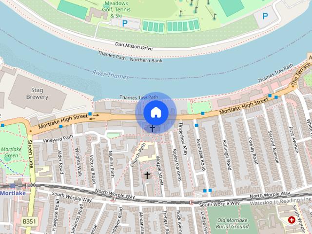 Apartment for rent in Mortlake, Greater London