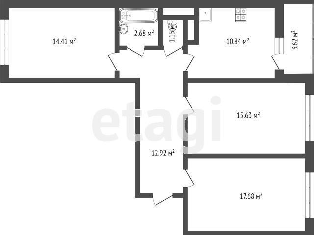 Квартира продажа в Боброво, Кабардино-Балкарская Республика