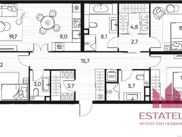 Квартира продажа в Москва, Московская область