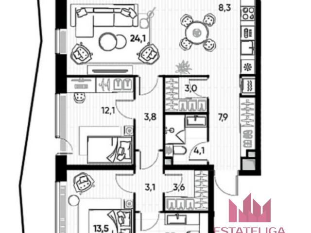 Квартира продажа в Москва, Московская область