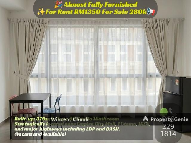 Apartment for rent in PJU 8, Petaling Jaya