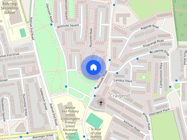 Apartment for rent in Craigend, Scotland