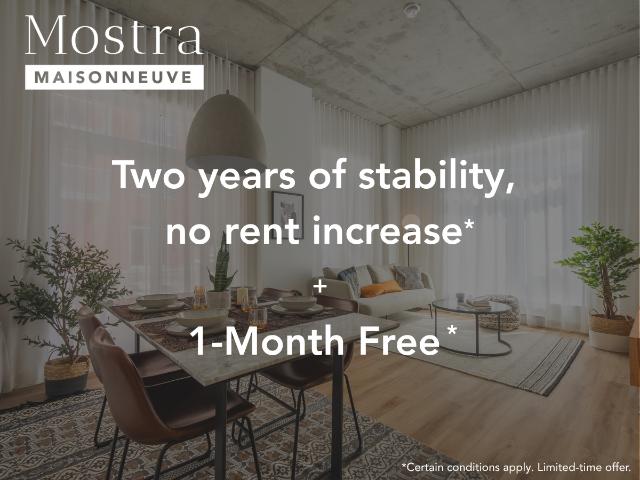 Apartment for rent in St. Leonard's, Quebec
