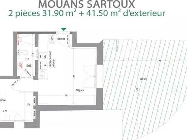 Appartement vente à Grasse, Mouans-sartoux