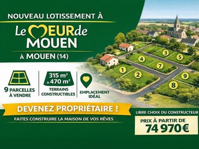 Terrain vente à Caen, Mouen