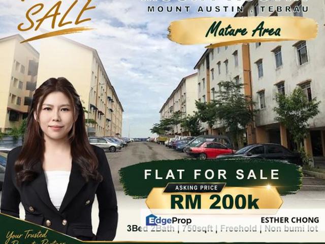 Flat for sale in Johore Bahru, Johor