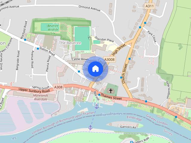 Apartment for rent in Hampton, Greater London