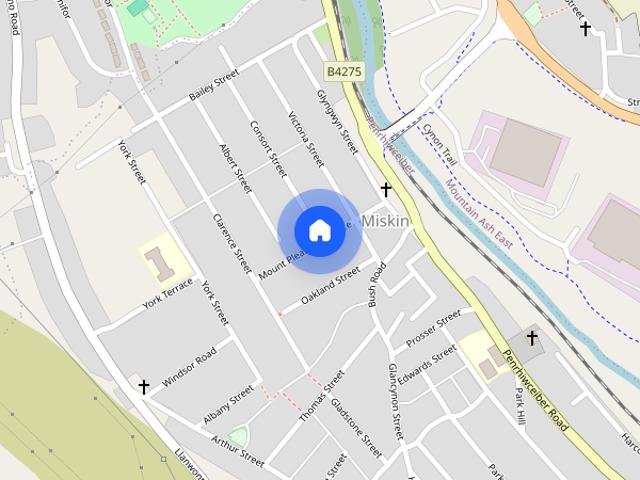 House for rent in Penrhiwceiber, Miskin