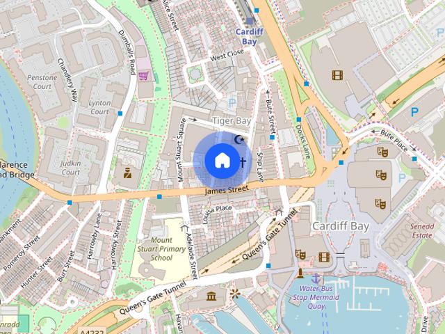 Apartment for rent in Cardiff Bay, Falcon Lodge