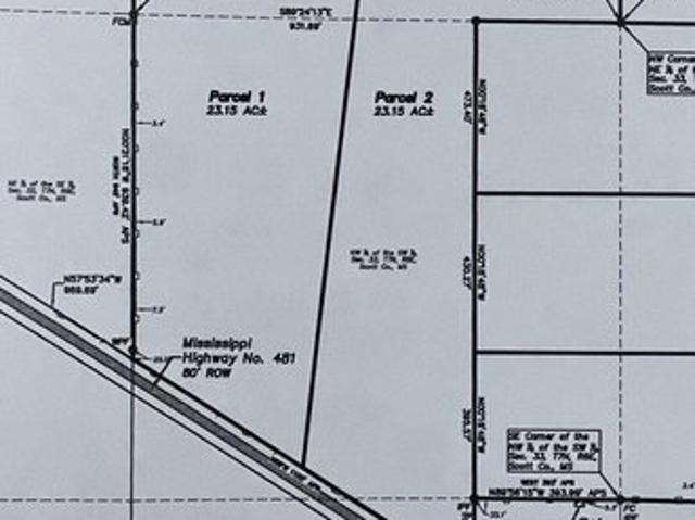 Land for sale in Morton, Mississippi