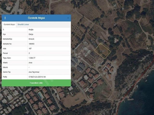 Datça, Muğla içerisinde satılık Arsa