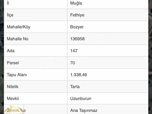 Fethiye, Muğla içerisinde satılık Arsa