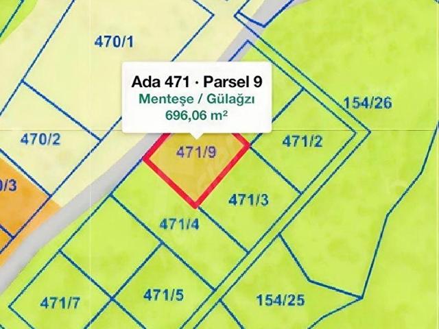 Muğla içerisinde satılık Arsa