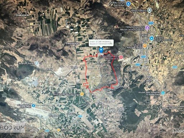 Milas, Muğla içerisinde satılık Arsa