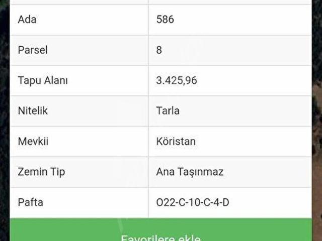 Muğla içerisinde satılık Arsa