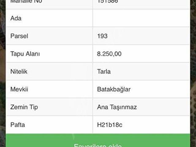 Mudanya, Bursa içerisinde satılık Arsa