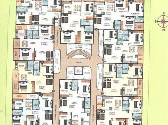 Flat for sale in Bangalore South, Cox Town - Bangalore