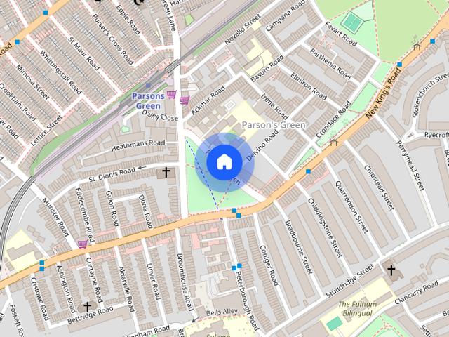 Apartment for rent in Parson's Green, Greater London