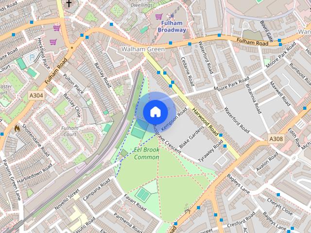 Apartment for rent in Walham Green, Greater London