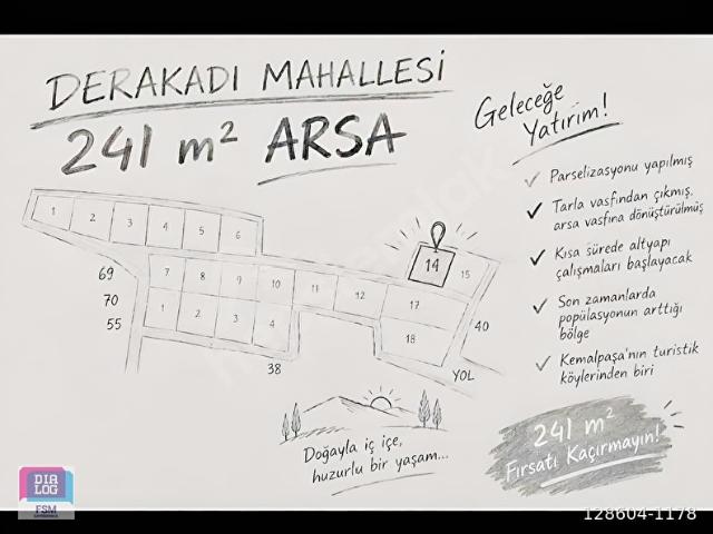 Mustafakemalpaşa, Bursa içerisinde satılık Arsa