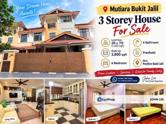 House for sale in Mutiara Bukit Jalil, Kuala Lumpur