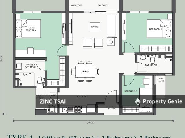 Condominium for rent in Petaling, Subang Jaya