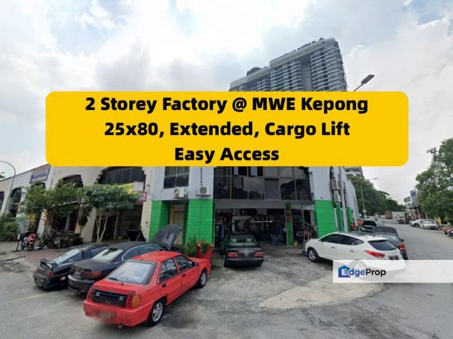 Warehouse for sale in MWE Kepong Commercial Park, Kepong