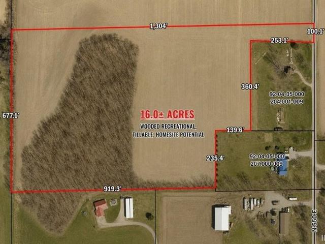 Land for sale in Churubusco, Indiana