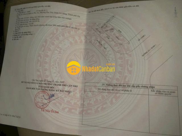 Mặt bằng bán