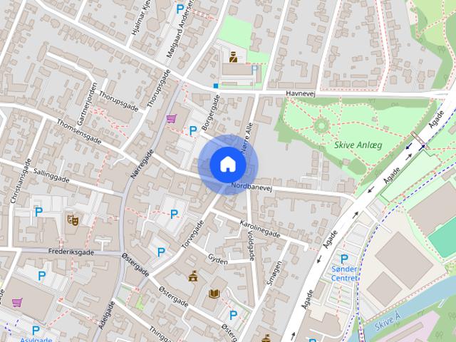 Lejlighed til leje i Skive, Århus