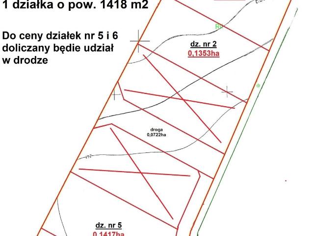 Grunt na sprzedaż w Gorzeń, Złotoryja