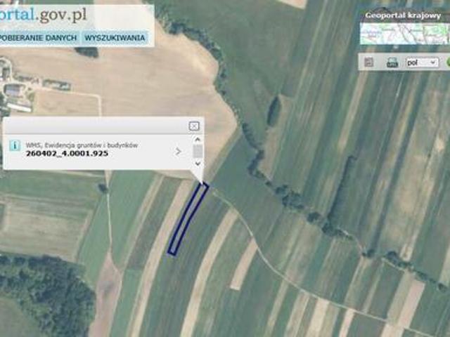 Grunt na sprzedaż w Bodzentyn, powiat kielecki